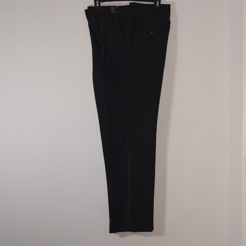 Men's Tuxedo Style Black Dress Pants That have Extra Hem